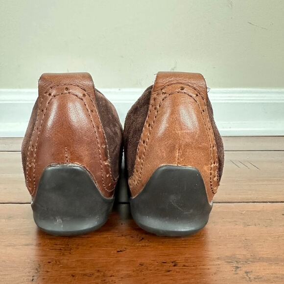 Merrell Plaza Bandeau Espresso Mary Jane Shoes Flats Brown Suede Leather Sz 8.5 - Picture 5 of 8